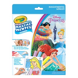 Crayola Color Wonder Disney hercegnők színezőfüzet