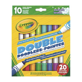 Crayola Kétféle végű és színű filcek 10db-os