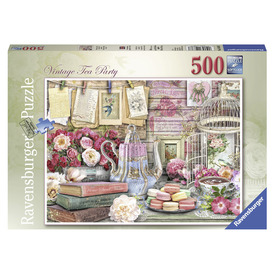 Ravensburger: Puzzle 500 db - Vintage tea party