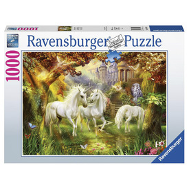 Ravensburger Puzzle 1000 db Unikornisok az erdőben