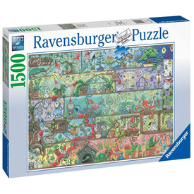 Ravensburger: Puzzle 1500 db - Törpék a polcon