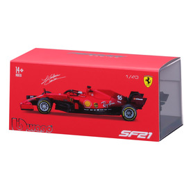 Bburago 1 /43 versenyautó - Ferrari, 2021-es szezon autó versenyzővel
