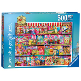 Ravensburger: Puzzle 500 db - Édesség bolt