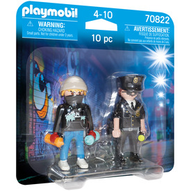 Playmobil Rendőr és graffitis Duo Pack 70822