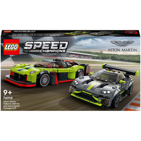 LEGO Speed Champions 76910 Aston Martin Valkyrie AMR Pro és Aston Martin Vantage GT3
