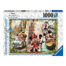 Puzzle 1000 db - Minnie és Mickey vakáción