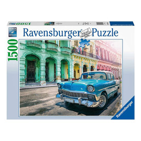 Ravensburger Puzzle 1500 db - Cuba, autók