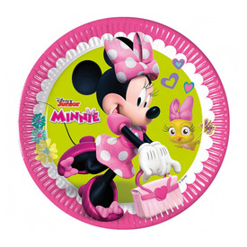 Minnie Happy Helpers papírtányér - 23 cm, 8 db / csomag