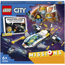 LEGO City Missions 60354 Marskutató űrjármű küldetés
