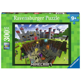 Puzzle 300 db - Minecraft Kivágás