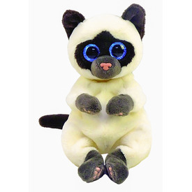 TY: Beanie Babies plüss figura MISO, 15 cm - sziámi macska (3)