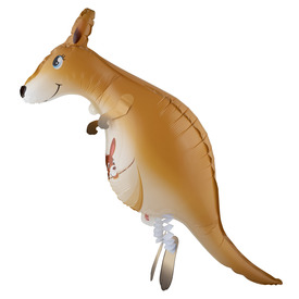 Fólia lufi 87, 7x62, 5 cm - sétáló kenguru
