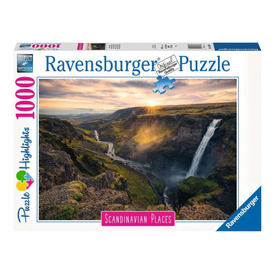 Ravensburger Puzzle 1000 db - Haifoss vízesés, Írország