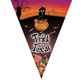 Trick or Treat Halloweeni zászlófüzés 5m