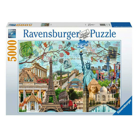 Ravensburger Puzzle 5000 db - Nagyvárosi kollázs