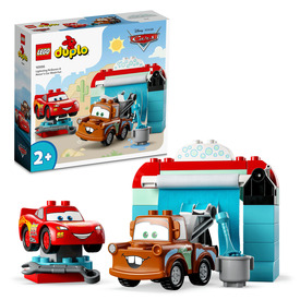 LEGO DUPLO Disney TM 10996 Villám McQueen és Matuka vidám autómosása