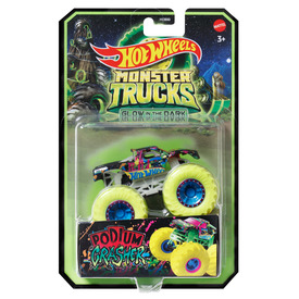 Hot wheels Monster trucks sötétben világító autó