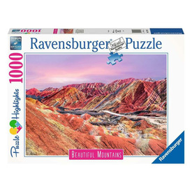 Ravensburger Puzzle 1000 db - Regenbogenberge