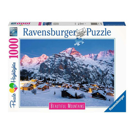 Ravensburger Puzzle 1000 db - Berner Oberland, Mürren