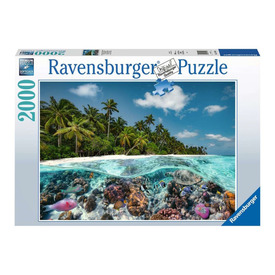 Ravensburger Puzzle 2000 db - Merülj a Maldív-szigeteken