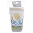 00971 - Game on 6 db-papír pohár 250 ml