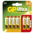 01492 - GP Ultra AA ceruzaelem 4 +2 darabos készlet