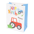 03474 - Papírtasak - Boldog Születésnapot! - Traktorok - M-es