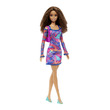 Barbie fashionista barátnők - színes márványos ruhában kép nagyítása