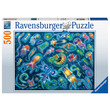 03754 - Ravensburger Puzzle 500 db - Színes medúza
