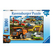03764 - Ravensburger Puzzle 100 db - Járművek az építkezésen