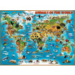 Puzzle 300 db - Állatok a világ körül kép nagyítása