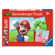 03821 - Ravensburger Puzzle 3x49 db - Super Mario