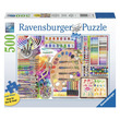 03852 - Ravensburger Puzzle 500 db - A művész palettája