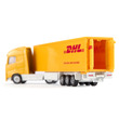 DHL Volvo kamion kép nagyítása
