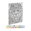 Fess számok szerint, 30x40 cm, oroszlán, 12 festékkel kép nagyítása