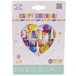 05826 - Héliumos fólia lufi 45 cm Happy Birthday szív alakú