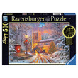 Ravensburger Puzzle 500 db - Ragyogó karácsony kép nagyítása