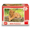 Minipuzzle 54 db - állatok kép nagyítása