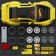 Mattel Brick Shop Hot Wheels 07 Honda S2000 kép nagyítása