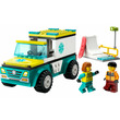 LEGO City Great Vehicles 60403 Mentőautó és snowboardos kép nagyítása