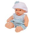 Játékbaba ruhában, sállal - 24 cm, többféle kép nagyítása