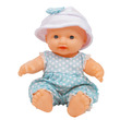 Játékbaba ruhában, sállal - 24 cm, többféle kép nagyítása