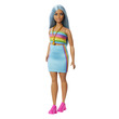 Barbie 65. Évfordulós baba szivárványos topban kép nagyítása