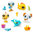 LPS Beach 5db-os készlet LPS00517 kép nagyítása