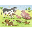 Ravensburger Boldog állatcsaládok 2 x 12 darabos puzzle kép nagyítása