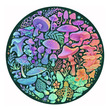 Puzzle 500 db kör - Gombák kép nagyítása