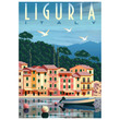 Puzzle 1000 db - Képeslap Liguria kép nagyítása