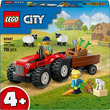 LEGO City Great Vehicles 60461 Piros traktor, utánfutó és juhok kép nagyítása