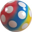 19015 - Színes lakkfényű labda - 22 cm, többféle
