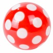 19057 - Pöttyös lakkfényű labda - 14 cm, többféle